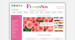 Desktop Screenshot of flowersnow.ie